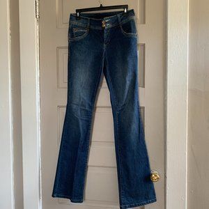 Straight Leg Low Rise Jeans